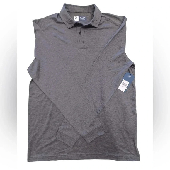 Ben Hogan Long Sleeve Ottoman Golf Polo Shirt Size Small - Picture 4 of 7